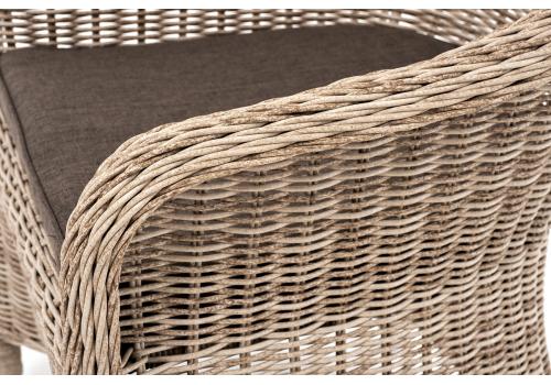  "Эспрессо–80 R" обеденная группа плетеная, цвет бежевый, фото 5 
