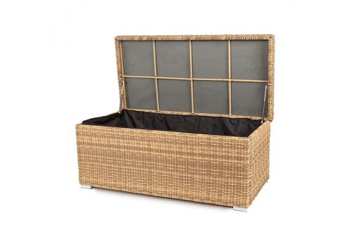  "Порту" сундук водонепроницаемый из искусственного ротанга, цвет соломенный, фото 1 