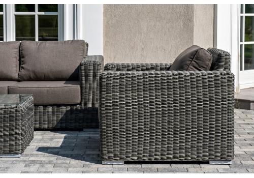  "Боно" лаунж-зона из искусственного ротанга, цвет графит, фото 12 