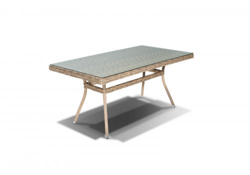  "Амароне" обеденная группа из искусственного ротанга на 4 персоны, цвет соломенный, фото 5 