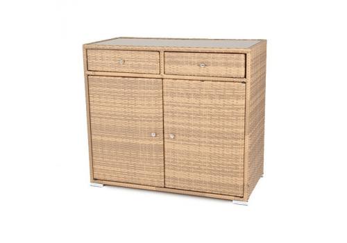  "Мальта" тумба плетеная из искусственного ротанга, цвет соломенный, фото 1 