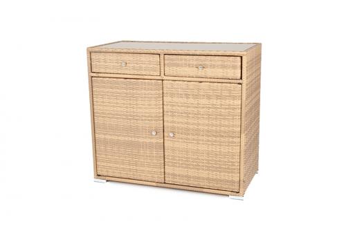  "Мальта" тумба плетеная из искусственного ротанга, цвет соломенный, фото 5 