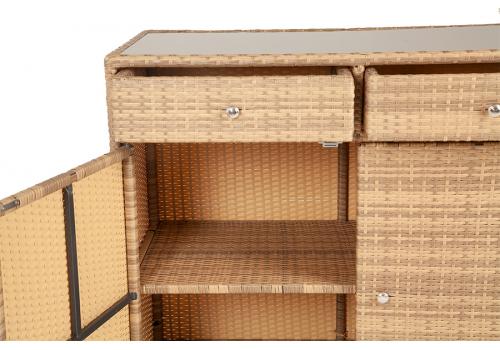  "Мальта" тумба плетеная из искусственного ротанга, цвет соломенный, фото 7 