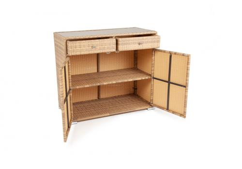  "Мальта" тумба плетеная из искусственного ротанга, цвет соломенный, фото 10 