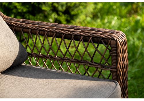  "Гранд Латте" лаунж-зона из искусственного ротанга, цвет коричневый, фото 15 