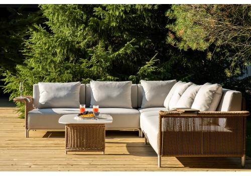  "Мальдивы" трансформирующаяся лаунж-зона из искусственного ротанга, цвет соломенный, фото 6 