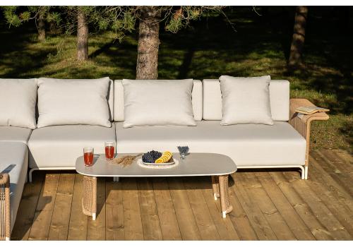  "Мальдивы" трансформирующаяся лаунж-зона из искусственного ротанга, цвет соломенный, фото 8 