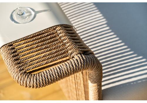  "Мальдивы" трансформирующаяся лаунж-зона из искусственного ротанга, цвет соломенный, фото 15 