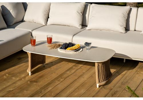  "Мальдивы" трансформирующаяся лаунж-зона из искусственного ротанга, цвет соломенный, фото 16 