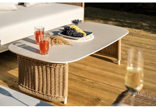  "Мальдивы" трансформирующаяся лаунж-зона из искусственного ротанга, цвет соломенный, фото 17 