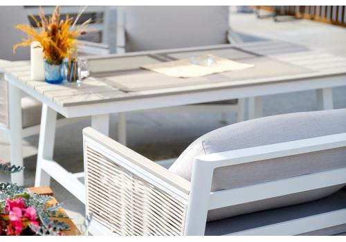  "Сан Ремо" стол обеденный из ДПК, каркас алюминиевый, фото 4 