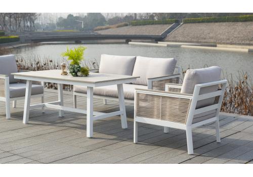  "Сан Ремо" стол обеденный из ДПК, каркас алюминиевый, фото 6 