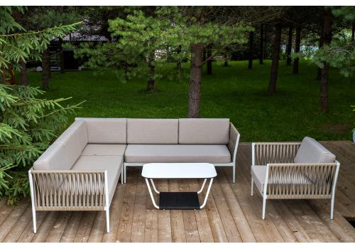  "Касабланка" модульная лаунж-зона из роупа (веревки), каркас из алюминия, фото 1 