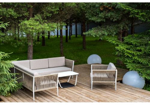  "Касабланка" модульная лаунж-зона из роупа (веревки), каркас из алюминия, фото 7 