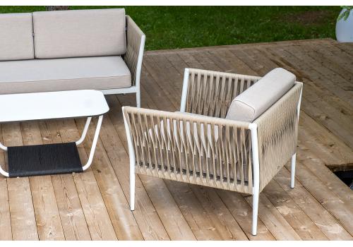  "Касабланка" модульная лаунж-зона из роупа (веревки), каркас из алюминия, фото 10 