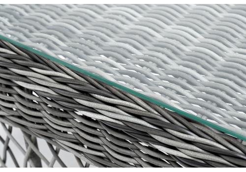  "Гранд Латте" стол журнальный из искусственного ротанга, цвет графит, фото 5 