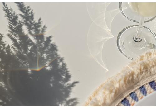  "Венето" обеденная группа на 6 персон со стульями "Милан", каркас белый, роуп бежевый, фото 19 