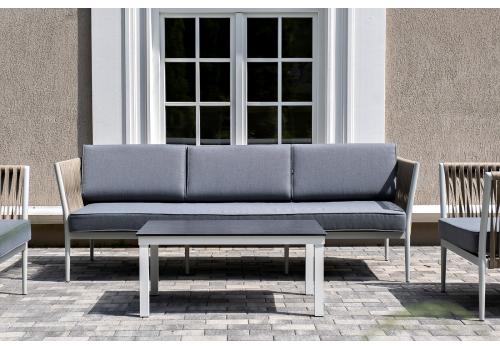  "Касабланка" лаунж-зона плетеная из роупа 5-местная, цвет серый, фото 9 