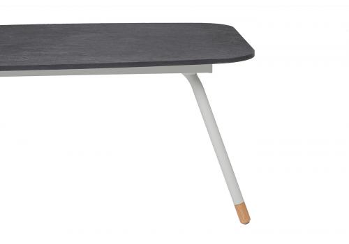  "Верона" журнальный стол из HPL 120х65, H40, каркас светло-серый (RAL 7035) муар, цвет столешницы "серый гранит", фото 4 