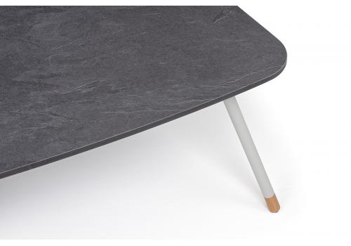  "Верона" журнальный стол из HPL 120х65, H40, каркас светло-серый (RAL 7035) муар, цвет столешницы "серый гранит", фото 5 