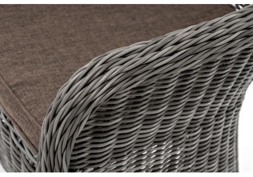  "Эспрессо–80 R" обеденная группа плетеная, цвет графит, фото 13 