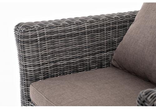  "Капучино Сингл" лаунж-зона из искусственного ротанга, цвет графит, фото 11 