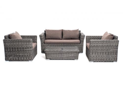  "Капучино Сингл" лаунж-зона из искусственного ротанга, цвет графит, фото 14 