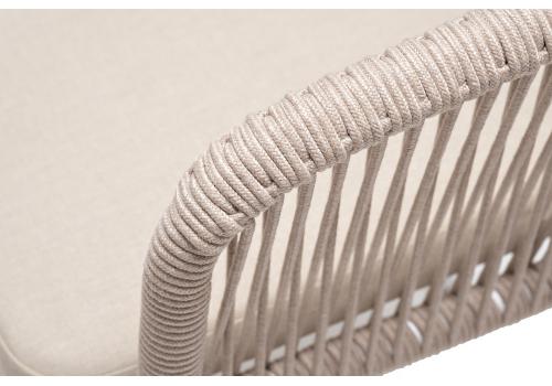  "Малага" обеденная группа на 6 персон со стульями "Марсель", каркас белый, роуп бежевый, фото 7 