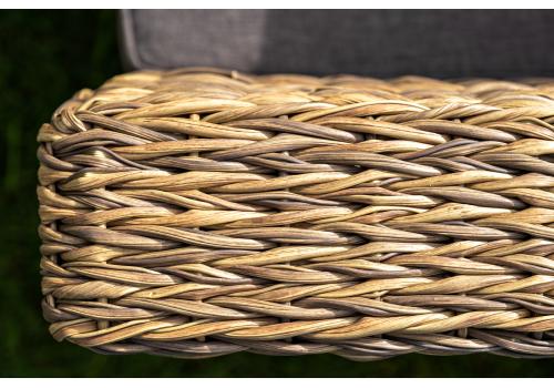  "Капучино Сингл" лаунж-зона из искусственного ротанга (гиацинт), цвет соломенный, фото 7 