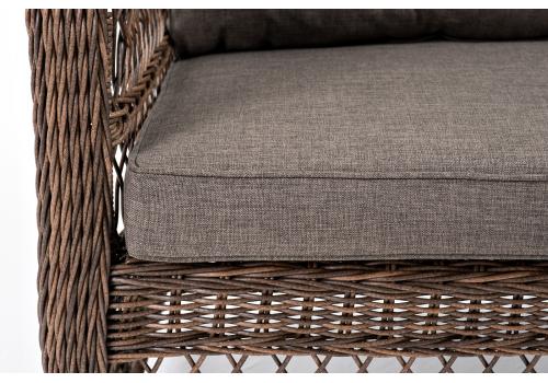  "Гранд Латте" диван трехместный из искусственного ротанга, цвет коричневый, фото 5 