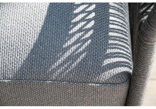  "Лугано" лаунж-зона 5-местная плетеная из роупа (веревки), каркас алюминиевый темно-серый, роуп темно-серый, фото 31 