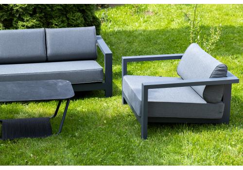  "Гранада" лаунж-зона из алюминия со столиком из HPL, фото 8 