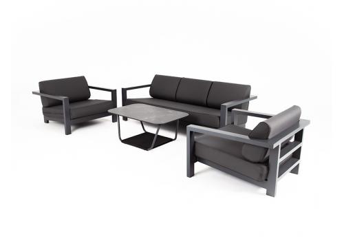  "Гранада" лаунж-зона из алюминия со столиком из HPL, фото 18 