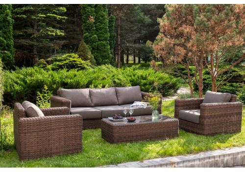  "Боно" лаунж-зона из искусственного ротанга, цвет коричневый, фото 25 