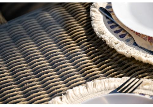  "Сицилия" обеденная группа плетеная, цвет соломенный, фото 10 