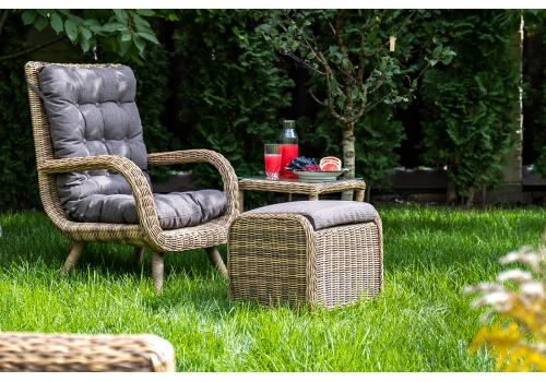  "Толедо" лаунж-зона из искусственного ротанга, цвет соломенный, фото 2 