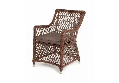  "Латте" плетеное кресло из искусственного ротанга, цвет коричневый, фото 1 