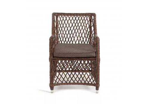 "Латте" плетеное кресло из искусственного ротанга, цвет коричневый, фото 2 