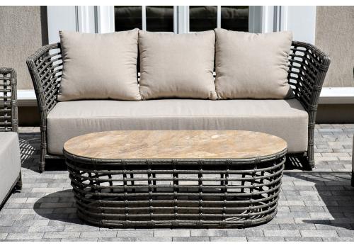  "Валенсия" лаунж-зона из искусственного ротанга, цвет серый, фото 8 