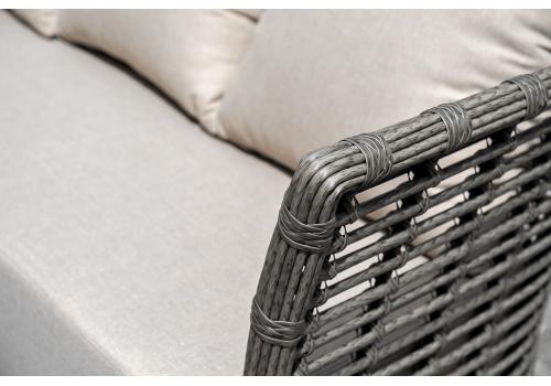  "Валенсия" лаунж-зона из искусственного ротанга, цвет серый, фото 14 