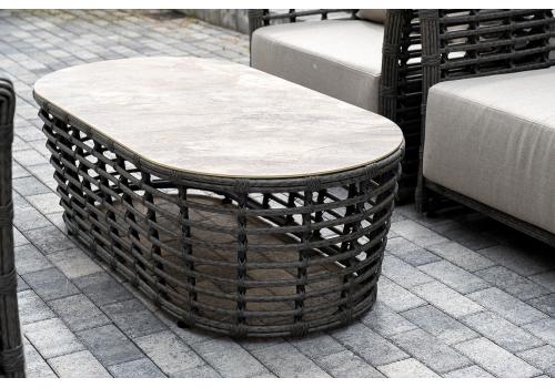  "Валенсия" лаунж-зона из искусственного ротанга, цвет серый, фото 17 