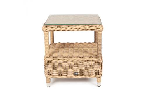  "Форио" столик кофейный из искусственного ротанга, цвет соломенный, фото 2 