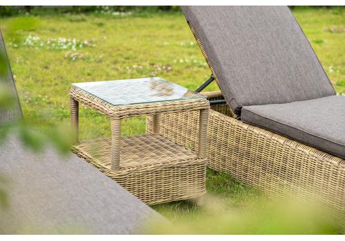  "Форио" столик кофейный из искусственного ротанга, цвет соломенный, фото 5 