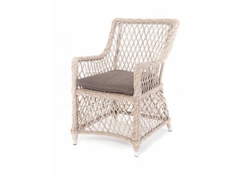  "Латте" плетеное кресло из искусственного ротанга, цвет бежевый, фото 1 