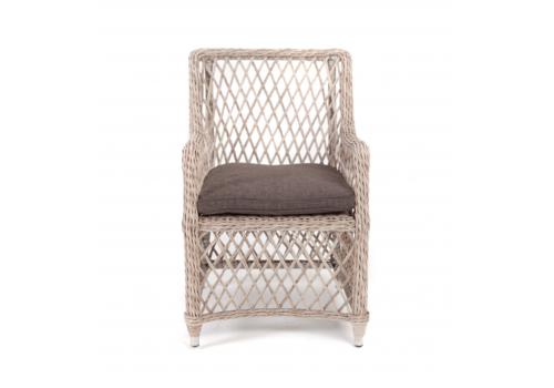  "Латте" плетеное кресло из искусственного ротанга, цвет бежевый, фото 2 