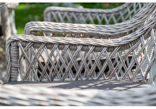  "Латте" плетеное кресло из искусственного ротанга, цвет бежевый, фото 7 