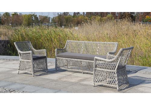  "Латте" плетеное кресло из искусственного ротанга, цвет бежевый, фото 15 