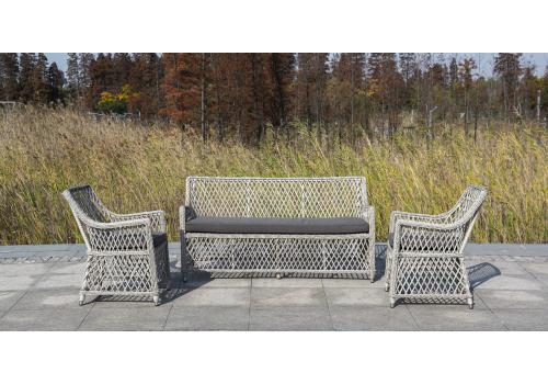  "Латте" плетеное кресло из искусственного ротанга, цвет бежевый, фото 17 