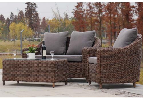  "Кон Панна" лаунж-зона из искусственного ротанга, цвет коричневый, фото 2 