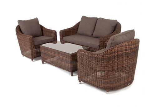  "Кон Панна" лаунж-зона из искусственного ротанга, цвет коричневый, фото 7 